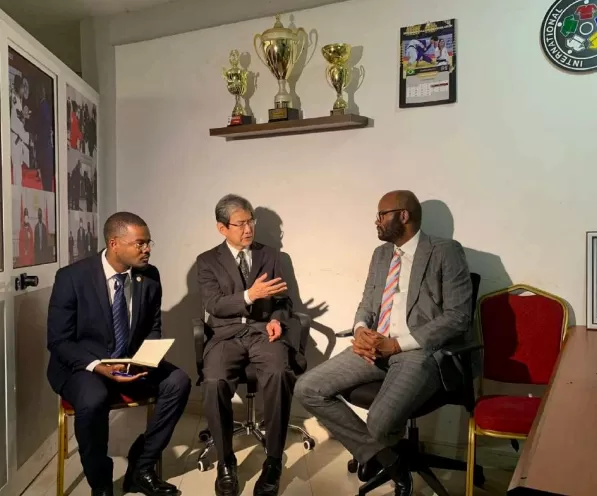 Embaixador do Japão em Angola  visita sede da Federação de Judo
